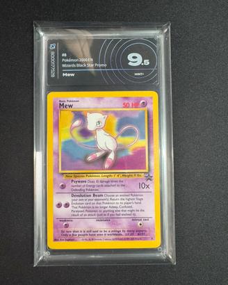 Mew Wizards Black Star Promo EN Gradato 9.5 Mint+