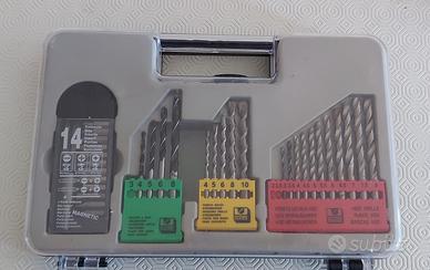 Set punte trapano in comoda valigetta. 