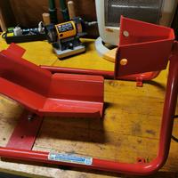 cavalletto. basculante ferma. moto  per. carico 