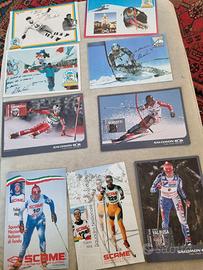 LOTTO DI CARTOLINE DI GRANDI SCIATORI