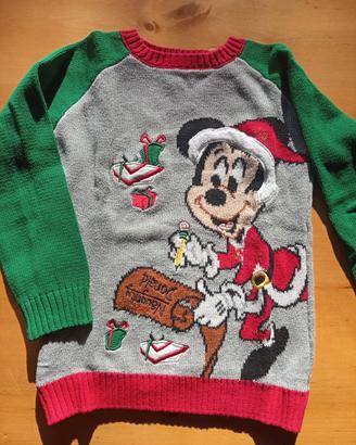 maglione bimbo/a natalizio Disney 