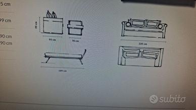 Divano letto Silver Confalone