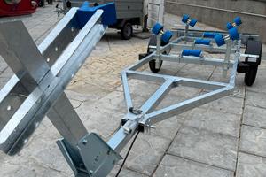 Carrello trasporto barca 4,5 mt - portata utile 40