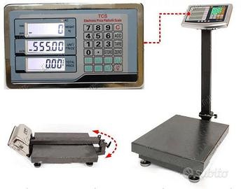 Bilancia bilico elettronica bascula display150kg