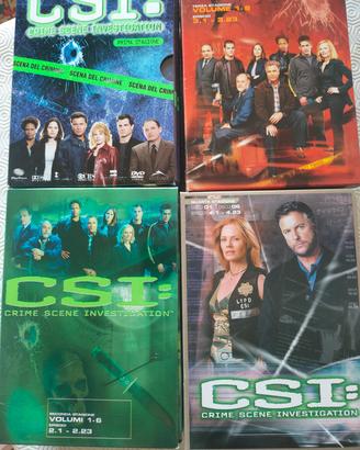 Cofanetti CSI 1-2-3-4 stagioni