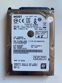 Hard Disk 1TB SATA 9.5mm 2.5" - HGTS