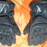 Guanti moto in pelle con protezioni Smook xs