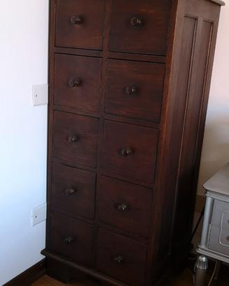 CASSETTIERA ETNICA LEGNO DI PALISSANDRO