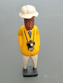 Statuette in legno dipinto
