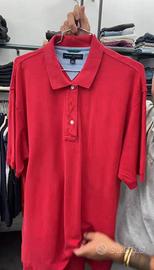 Polo Tommy Hilfiger Uomo Rossa L/XL gr.B 0005