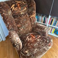 Poltrona vintage in velluto