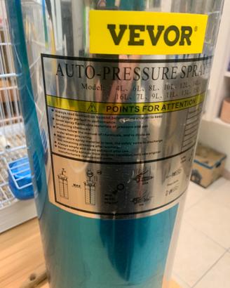 Nebulizzatore Vevor Pompa a pressione