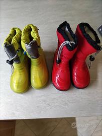 Stivaletti neve doposci 28 e guantini neve