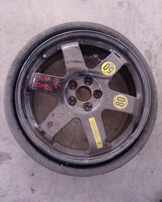 Ruota di scorta Alfa Romeo 156 salva spazio