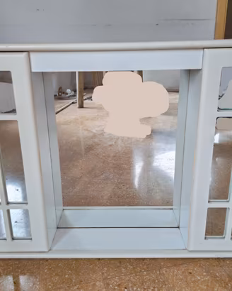 mobiletto per bagno con specchi