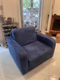 Poltrona blu