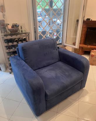 Poltrona blu