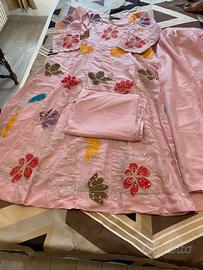 Punjabi suit full flare gharara