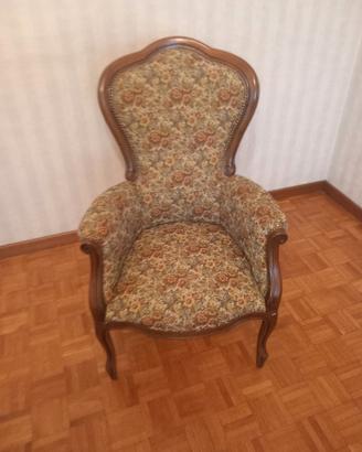 Poltrona stile Luigi Filippo