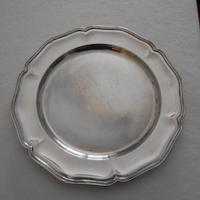 Vassoio rotondo in argento 800 Anni'60