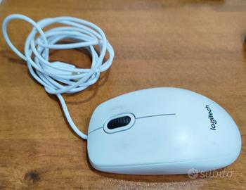 MOUSE LOGITECH B 100 WHITE