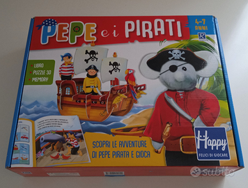 Pepe e i pirati libro,gioco e manualità