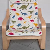 Poltrona Ikea Poang bambini 
