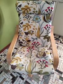 Sedie a dondolo Ikea con cuscini sfoderabili