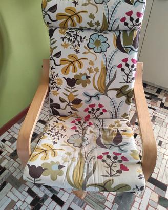 Sedie a dondolo Ikea con cuscini sfoderabili