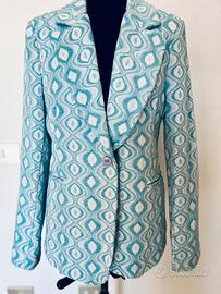 Blazer in damascata con loure