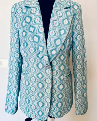 Blazer in damascata con loure