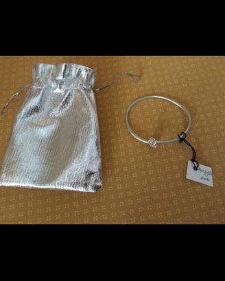 Bracciale rigido in ACCIAIO, nuovo, con etichetta