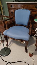 Coppia di Poltroncine/sedie  in Legno di Faggio 