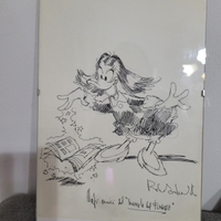 Disney firma Roberto Santillo ,Medaglia e cartella