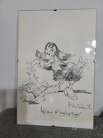 Disney firma Roberto Santillo ,Medaglia e cartella