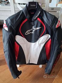 Giacca moto Alpinestars in pelle – Taglia EU 50 /
