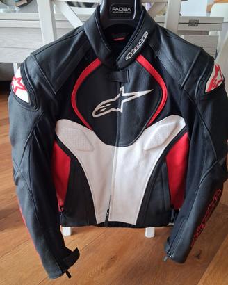 Giacca moto Alpinestars in pelle – Taglia EU 50 /