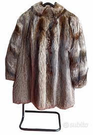 Giaccone in vera pelliccia di marmotta