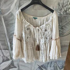 Camicia in cotone molto ricca