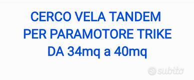 vela trike paramotore tandem