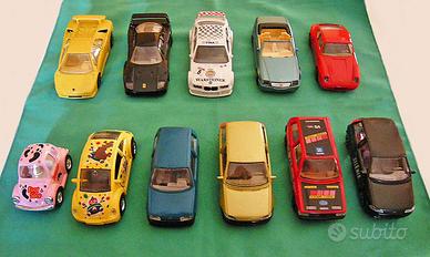Modellini 11 auto in scala 1:43 e 1:55 vintage