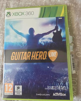Guitar hero live xbox 360 gioco due dischi
