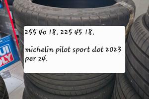  Michelin Pilot Sport 255/40r18 e 225/45r18
