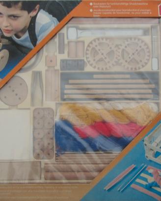 Stampatrice-tessitrice in legno per bambini o coll