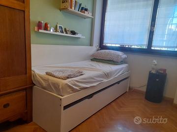 Letto Ikea con secondo letto a scomparsa