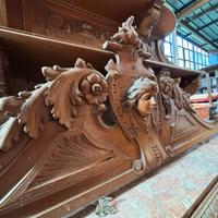 Mobile antiquariato intarsato