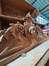 Mobile antiquariato intarsato