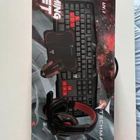 Tastiera da gaming tachmade gaming set nuova