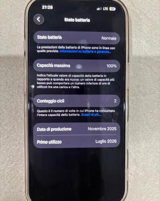 Iphone  17 pro 256 gb