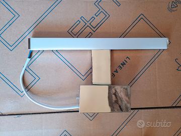 Lampada al led acciaio 